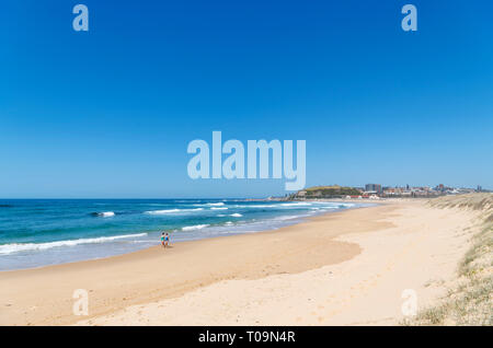 Nobbys Beach, Newcastle, Nuovo Galles del Sud, Australia Foto Stock