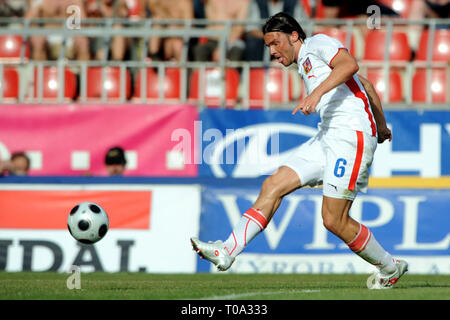 Praga, Repubblica Ceca. Il 30 maggio 2008. Partita amichevole repubblica ceca vs Scozia, 3:1, 30 maggio 2008, Praga, CZE. Marek Jankulovski della Repubblica ceca durante il loro cordiale soccer match in AXA arena, a Praga il 30 maggio 2008./PSPA/Slavek Ruta Credito: Slavek Ruta/ZUMA filo/Alamy Live News Foto Stock