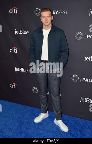 Los Angeles, Stati Uniti d'America. Xvii Mar, 2019. Oliver Stark stridio della Fox TV serie "9-1-1" al trentaseiesimo Paleyfest nel 2019 presso il Teatro Dolby, Hollywood. Los Angeles, 17.03.2019 | Utilizzo di credito in tutto il mondo: dpa/Alamy Live News Foto Stock