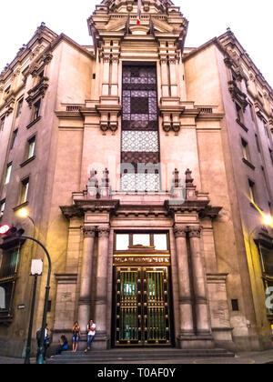 Lima, Perù gennaio 24th, 2018 : Borsa di Lima - Perù Foto Stock