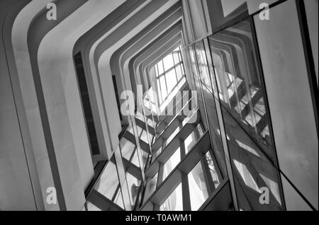 Hong Kong - interno dell'edificio Foto Stock