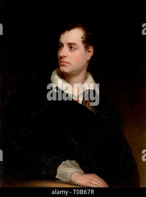 Ritratto di Lord Byron, poeta britannico (1788-1824) - Thomas Phillips, circa 1813 Foto Stock