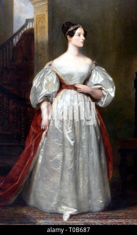 Ritratto di Ada Lovelace (1815-1852), figlia di Lord George Gordon Byron - Sarah Margaret Carpenter Foto Stock