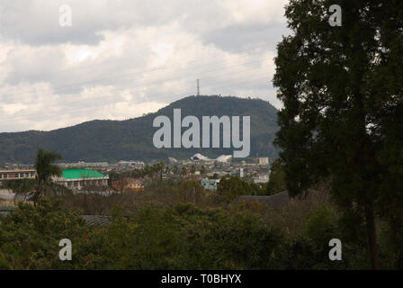 Arrivo a Ibusuki, Prefettura di Kagoshima, Kyushu, Giappone Foto Stock