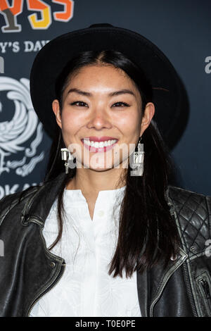Los Angeles, Stati Uniti d'America. 15 marzo, 2019. Masumi arriva a premiere evento del 'Made in abisso: viaggio l'Alba" il 15 marzo 2019 a Los Angeles. Foto Stock