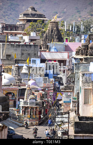 Templi indù, Bundi, Rajasthan, India Foto Stock