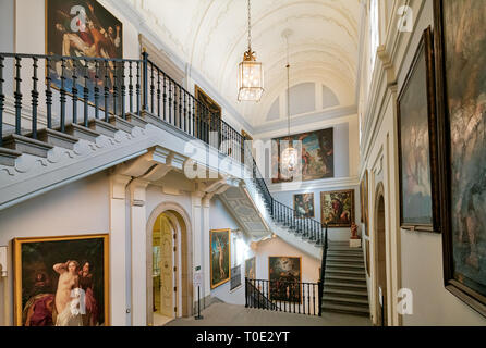 Museo Real Academia de Bellas Artes de San Fernando, Madrid, Museo della Reale Accademia di Belle Arti di San Fernando interni. Foto Stock