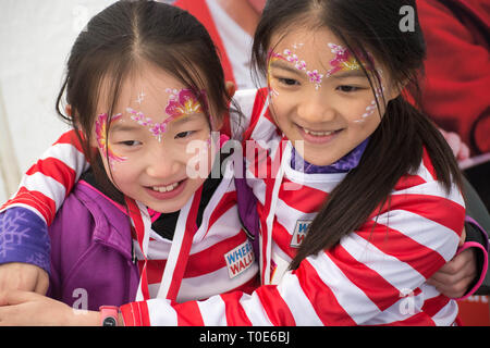 Domenica 17 marzo clapham common london . uk , 9,30pm , il 7° wheres wally carità fun run , Foto Stock
