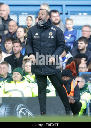 Wolverhampton Wanderers manager Nuno Espirito Santo Foto Stock