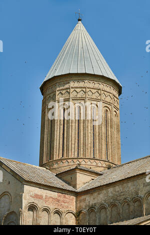 Le foto e le immagini della cupola del medievale Alaverdi St George Cattedrale e il complesso del convento, XI secolo, vicino a Telavi, Georgia (paese). A 5 Foto Stock