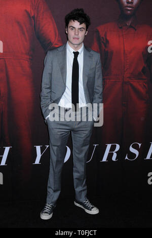 New York, New York, Stati Uniti. 19 marzo 2019. 19 marzo 2019 - New York, New York - Duke Nicholson alla Universal Pictures ''US'' Premiere al Museum of Modern Art di Midtown. Credito fotografico: LJ Fotos/Admedia Foto Stock