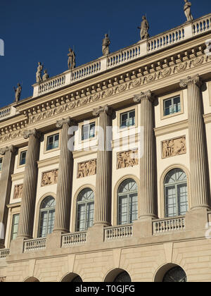 Europa ,Italia, Lombardia,Milano, Villa Reale, la galleria di arte moderna Foto Stock