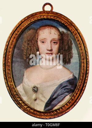 Henrietta Anne, duchessa di Orleans, c1660, (1947). Creatore: sconosciuto. Foto Stock