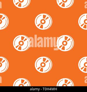 Cd modello vector orange Illustrazione Vettoriale