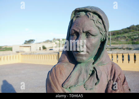 Basilica di Gozo, Bażilika-Santwarju Nazzjonali tal-Madonna Ta' Pinu Foto Stock