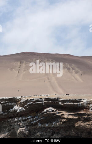 Candelabri, Paracas, Perù, 2015. Creatore: Luis Rosendo. Foto Stock