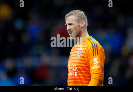 Il Leicester City portiere Kasper Schmeichel Foto Stock