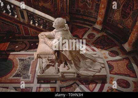 Italia, Roma, febbraio 19/2019, interno della Basilica di Santa Maria Maggiore Foto Stock