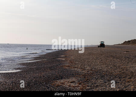 Spiaggia a Caister sul mare, Norfolk, Regno Unito Foto Stock