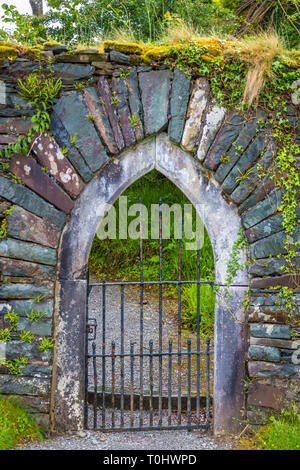 Ponte per signore Brendans Cottage, Killarney Nationalpark, Co. Kerry, Irlanda Foto Stock