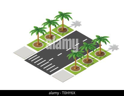 Autostrada città strada Illustrazione Vettoriale