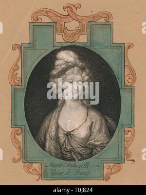 Marie Antoinette Reine de France', (xix secolo). Creatore: sconosciuto. Foto Stock