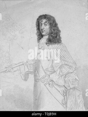'General George Monk, successivamente Duca di Albemarle'. Creatore: sconosciuto. Foto Stock