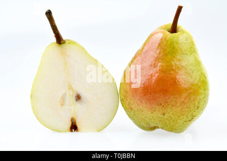 Pera, studio di ammissione, Birne, Studioaufnahme Foto Stock