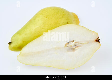 Pera, studio di ammissione, Birne, Studioaufnahme Foto Stock