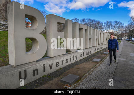 Beuth college per tecnologia, Luxemburg street, Wedding, Berlino, Germania, Beuth Hochschule fuer Technik, Luxemburger Strasse, Deutschland Foto Stock