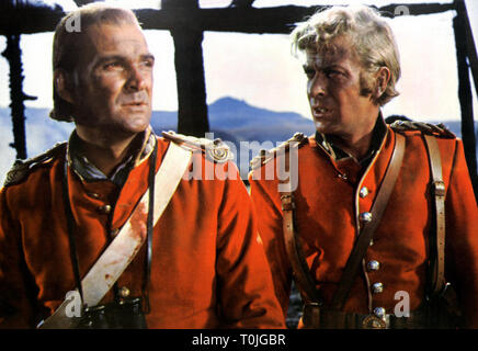 STANLEY BAKER, Michael Caine, ZULU, 1964 Foto Stock