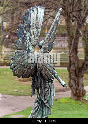 Memorial Angelo della Pace, Città di Bath, Inghilterra, Regno Unito Foto Stock
