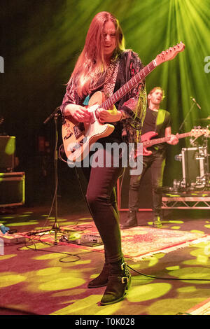 Londra, Regno Unito. Mercoledì 20 marzo 2019. Joanne Shaw Taylor eseguendo il suo cuore avventato tour a O2 Shepherd's Bush Empire, © Jason Richardson / Alamy Live News Foto Stock