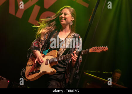 Londra, Regno Unito. Mercoledì 20 marzo 2019. Joanne Shaw Taylor eseguendo il suo cuore avventato tour a O2 Shepherd's Bush Empire, © Jason Richardson / Alamy Live News Foto Stock