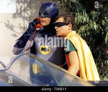 ADAM WEST, BURT WARD, Batman, 1966 Foto Stock