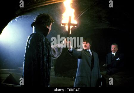FRANK LANGELLA, TREVOR EVE, Laurence Olivier, Dracula, 1979 Foto Stock