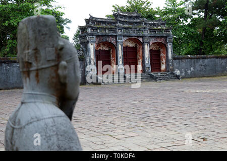 Minh Mang tomba reale Hue - Vietnam Asia Foto Stock