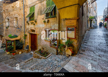 Italia Liguria Savona Provincia il borgo di Verezzi Foto Stock