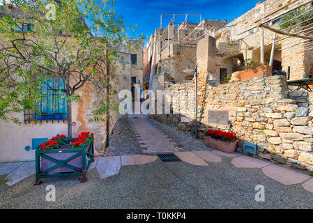 Italia Liguria Savona Provincia il borgo di Verezzi Foto Stock