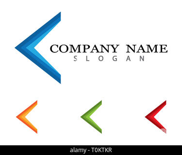 La proprietà Modello del Logo icona vettore illustration design Foto Stock