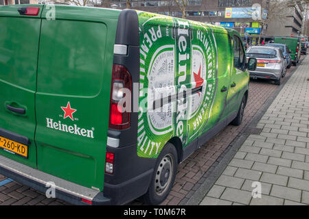 Società Heineken Van a Amsterdam Paesi Bassi 2019 Foto Stock