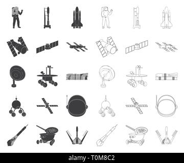 Antenna,APPARECCHIATURA,l'astronomia,batteria,Black,contorno,cargo,civiltà,raccolta,cosmonauta,cosmo,design,dispositivo,attrezzature,l'esplorazione,volo,galaxy,timone,icona,immagine,invenzione,isolato,avviare,locator,macchina,macrocosmo,movimento,Orbita,protezione,radar,radiazioni,radio,recupero,ricerca,rocket,tv,impostare,shuttle,segno,SKY,solar,space,veicolo spaziale,station,studio,supporto,il simbolo,technol,technology,universo,vettore vettori vettore , Illustrazione Vettoriale