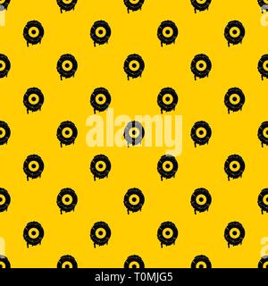 Scary eyeball vettore di pattern Illustrazione Vettoriale