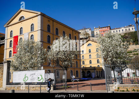 Les Subsistances centro culturale, Lione, Francia Foto Stock