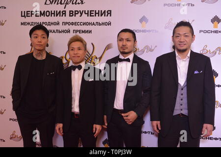 Mosca, Russia. Xxi Mar, 2019. La seconda cerimonia del "International Professional Music Award bravo". Membro Kremlin Palace. Cremlino di Mosca. Marzo 21, 2019. Credito: Pavel Kashaev/Alamy Live News Foto Stock