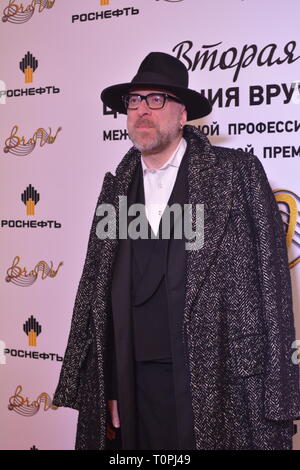 Mosca, Russia. Xxi Mar, 2019. La seconda cerimonia del "International Professional Music Award bravo". Membro Kremlin Palace. Cremlino di Mosca. Marzo 21, 2019. Credito: Pavel Kashaev/Alamy Live News Foto Stock