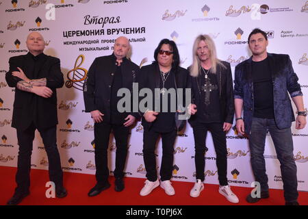 Mosca, Russia. Xxi Mar, 2019. La seconda cerimonia del "International Professional Music Award bravo". Membro Kremlin Palace. Cremlino di Mosca. Marzo 21, 2019. Credito: Pavel Kashaev/Alamy Live News Foto Stock