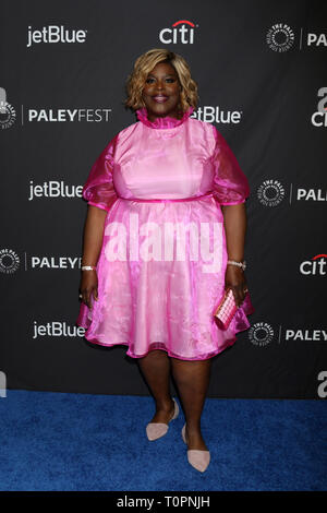 Los Angeles, CA, Stati Uniti d'America. Xxi Mar, 2019. LOS ANGELES - MAR 21: Retta al PaleyFest - ''Parchi e Ricreazione'' decimo anniversario Reunion presso il Teatro Dolby su Marzo 21, 2019 a Los Angeles, CA Credito: Kay Blake/ZUMA filo/Alamy Live News Foto Stock