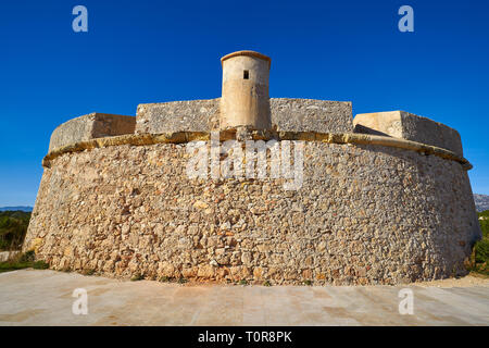 Sant Jordi de Alfama castle in Ametlla de Mar de Tarragona Catalogna Foto Stock