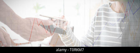 Immagine composita di titoli e azioni Foto Stock